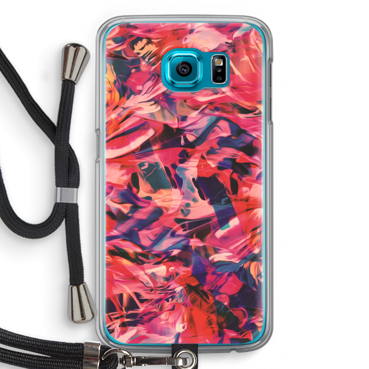 California: Samsung Galaxy S6 Transparant Hoesje met koord