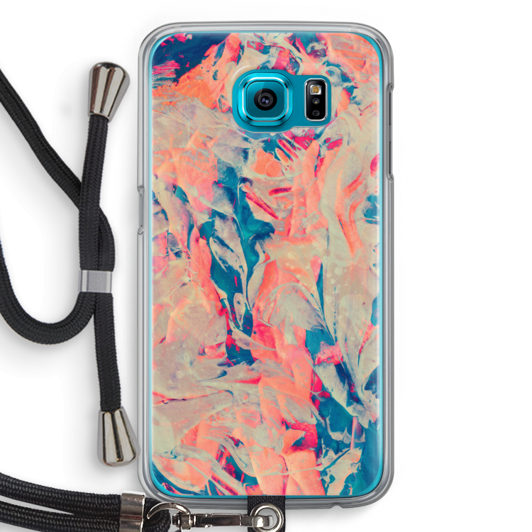 Alone: Samsung Galaxy S6 Transparant Hoesje met koord