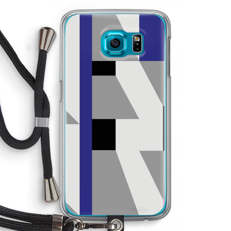 Gestalte 2: Samsung Galaxy S6 Transparant Hoesje met koord