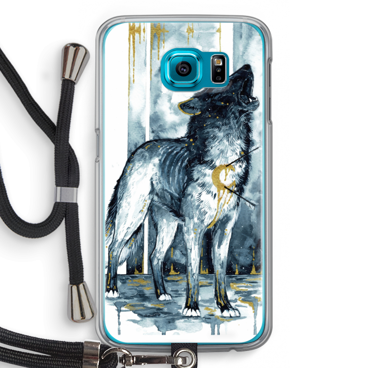 Bleeding Soul: Samsung Galaxy S6 Transparant Hoesje met koord