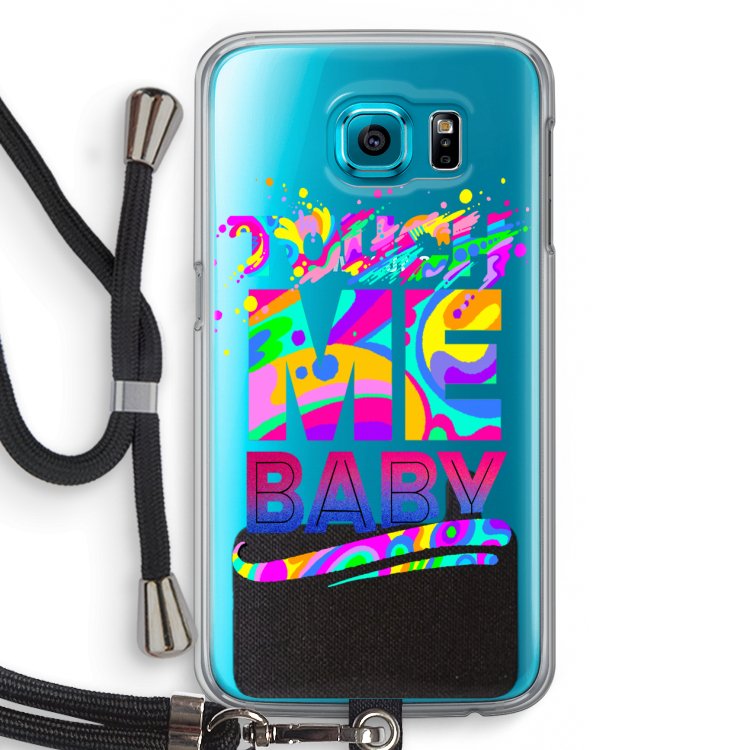 Touch Me: Samsung Galaxy S6 Transparant Hoesje met koord
