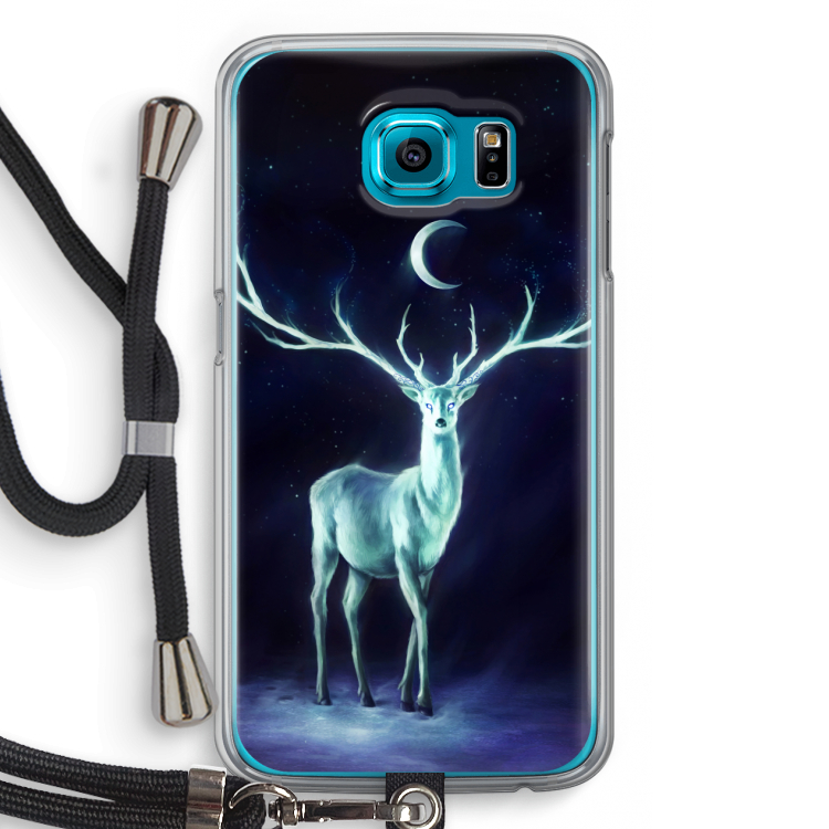 Nightbringer: Samsung Galaxy S6 Transparant Hoesje met koord