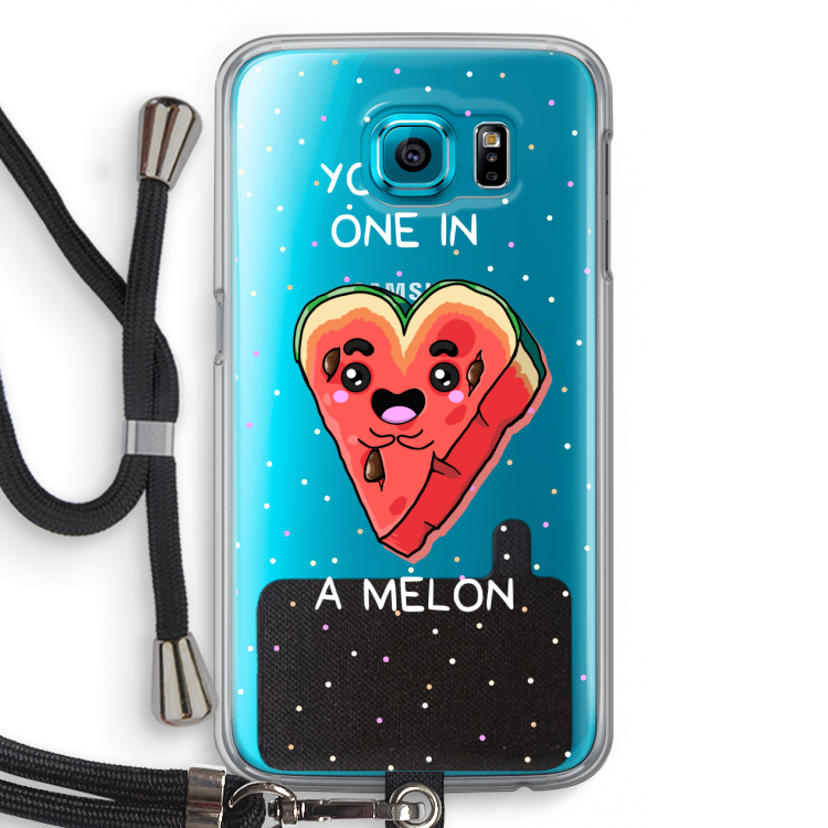 One In A Melon: Samsung Galaxy S6 Transparant Hoesje met koord