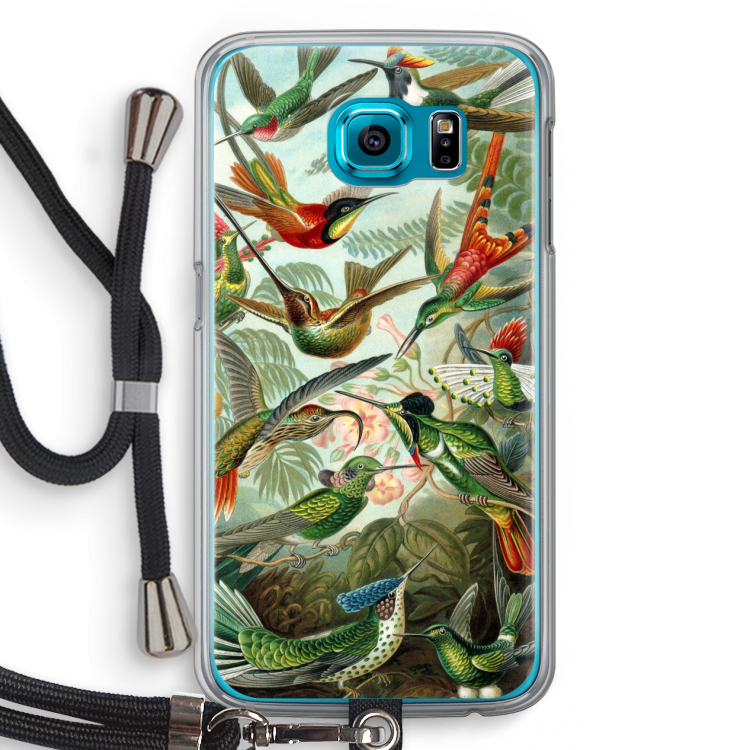 Haeckel Trochilidae: Samsung Galaxy S6 Transparant Hoesje met koord