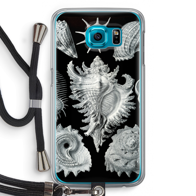 Haeckel Prosobranchia: Samsung Galaxy S6 Transparant Hoesje met koord