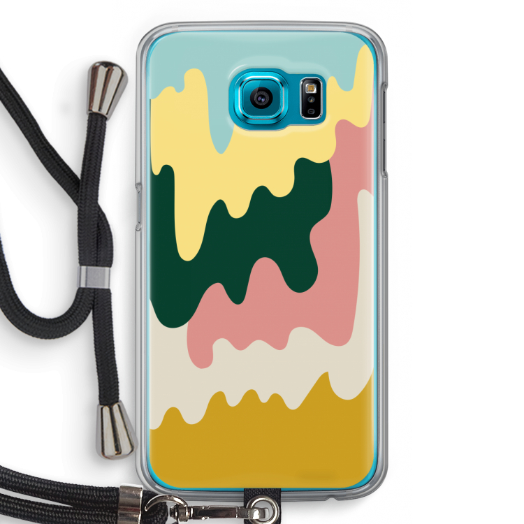 Baar B: Samsung Galaxy S6 Transparant Hoesje met koord