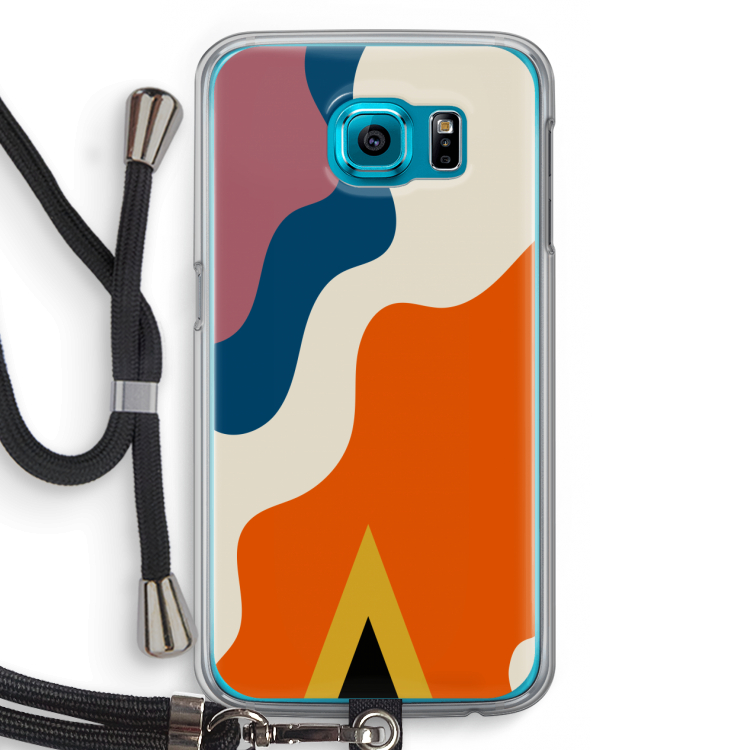 Noor A: Samsung Galaxy S6 Transparant Hoesje met koord