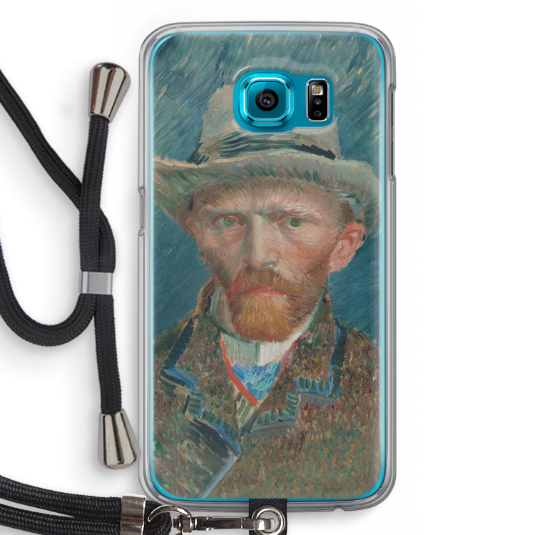Van Gogh: Samsung Galaxy S6 Transparant Hoesje met koord