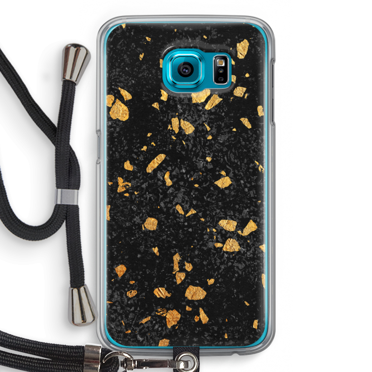 Terrazzo N°7: Samsung Galaxy S6 Transparant Hoesje met koord