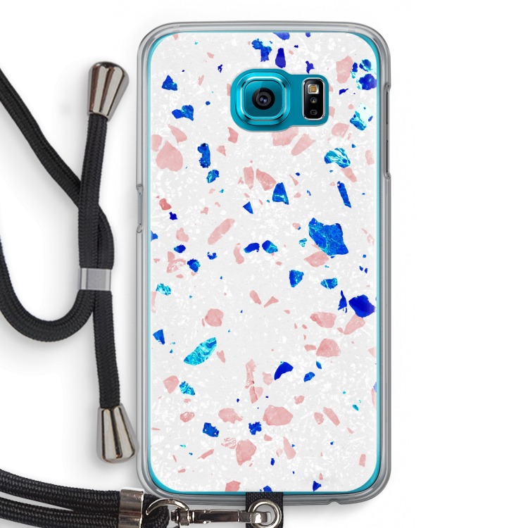 Terrazzo N°6: Samsung Galaxy S6 Transparant Hoesje met koord