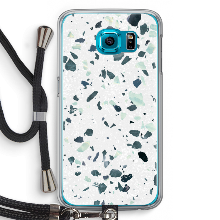 Terrazzo N°2: Samsung Galaxy S6 Transparant Hoesje met koord