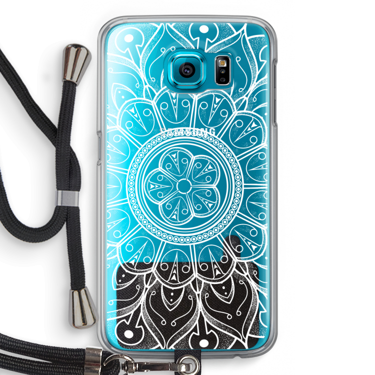Roses Are Red: Samsung Galaxy S6 Transparant Hoesje met koord