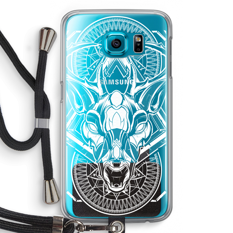 Oh Deer: Samsung Galaxy S6 Transparant Hoesje met koord