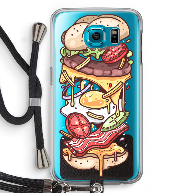 Diet Coke Please: Samsung Galaxy S6 Transparant Hoesje met koord