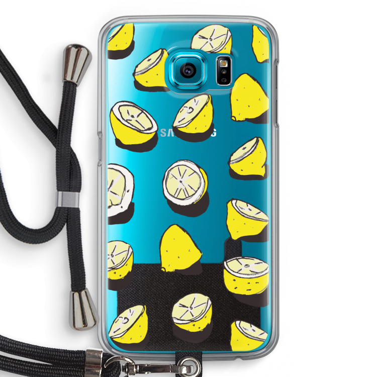 When Life Gives You Lemons...: Samsung Galaxy S6 Transparant Hoesje met koord