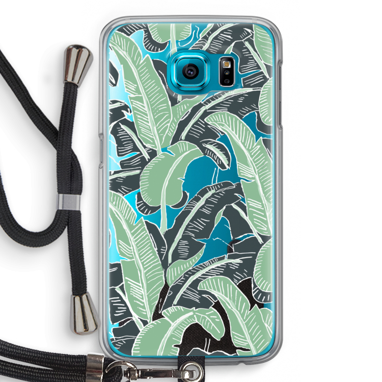 This Sh*t Is Bananas: Samsung Galaxy S6 Transparant Hoesje met koord