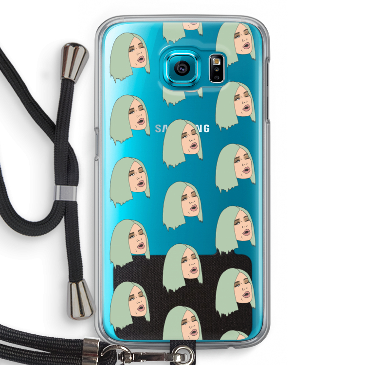 King Kylie: Samsung Galaxy S6 Transparant Hoesje met koord