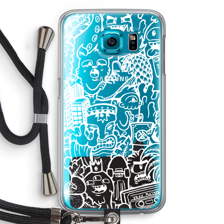 Vexx Mixtape #2: Samsung Galaxy S6 Transparant Hoesje met koord