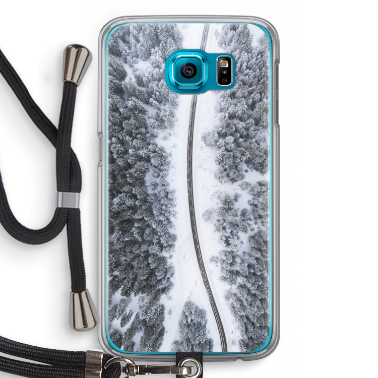 Snøfall: Samsung Galaxy S6 Transparant Hoesje met koord