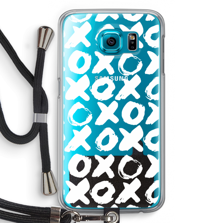XOXO: Samsung Galaxy S6 Transparant Hoesje met koord