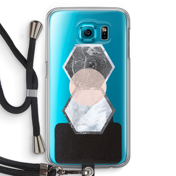 Creatieve toets: Samsung Galaxy S6 Transparant Hoesje met koord