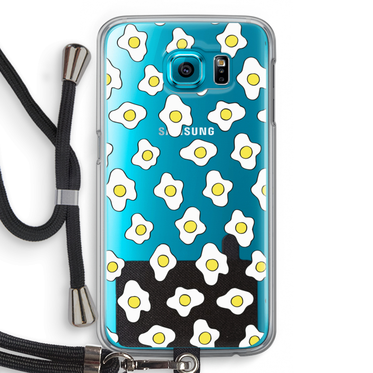 Spiegeleitjes: Samsung Galaxy S6 Transparant Hoesje met koord
