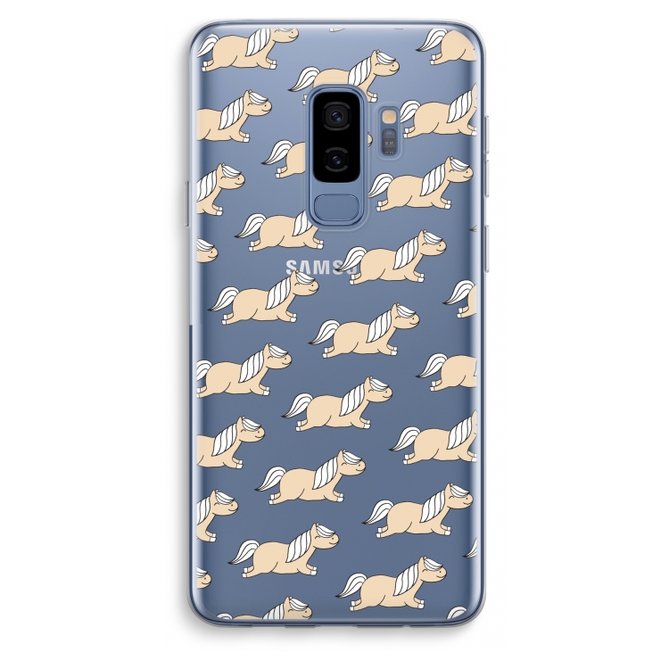 Ponys: Samsung Galaxy S9 Plus Transparant Hoesje