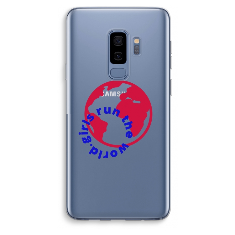 Run The World: Samsung Galaxy S9 Plus Transparant Hoesje