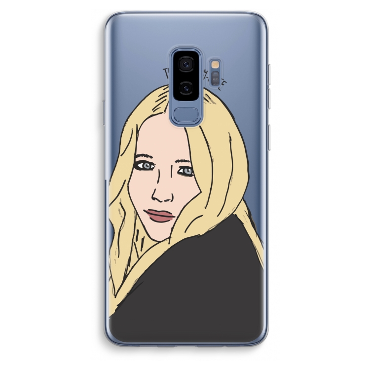 Mary Kate: Samsung Galaxy S9 Plus Transparant Hoesje