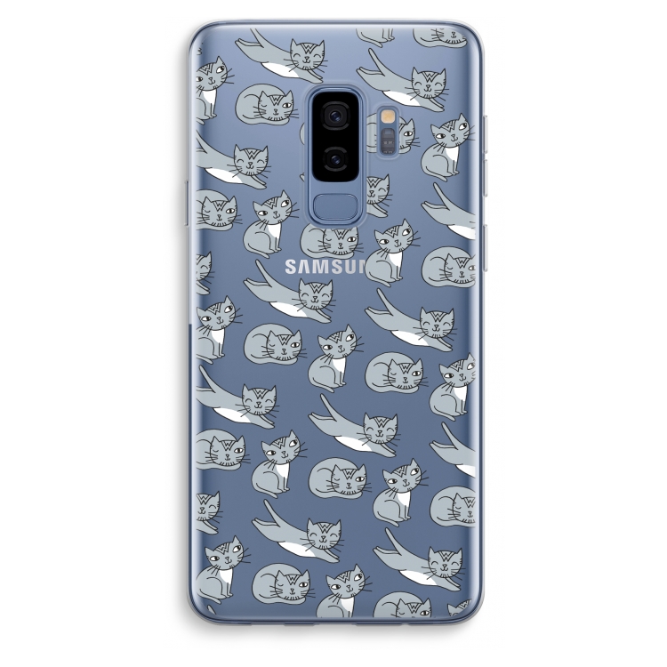 Poezen: Samsung Galaxy S9 Plus Transparant Hoesje