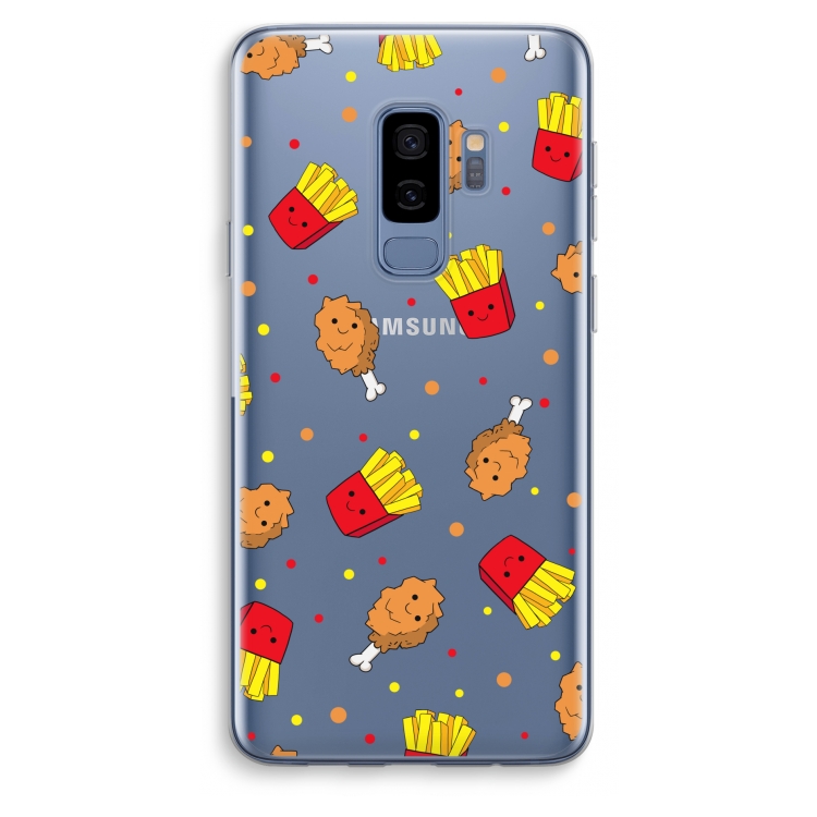 Chicken 'n Fries: Samsung Galaxy S9 Plus Transparant Hoesje