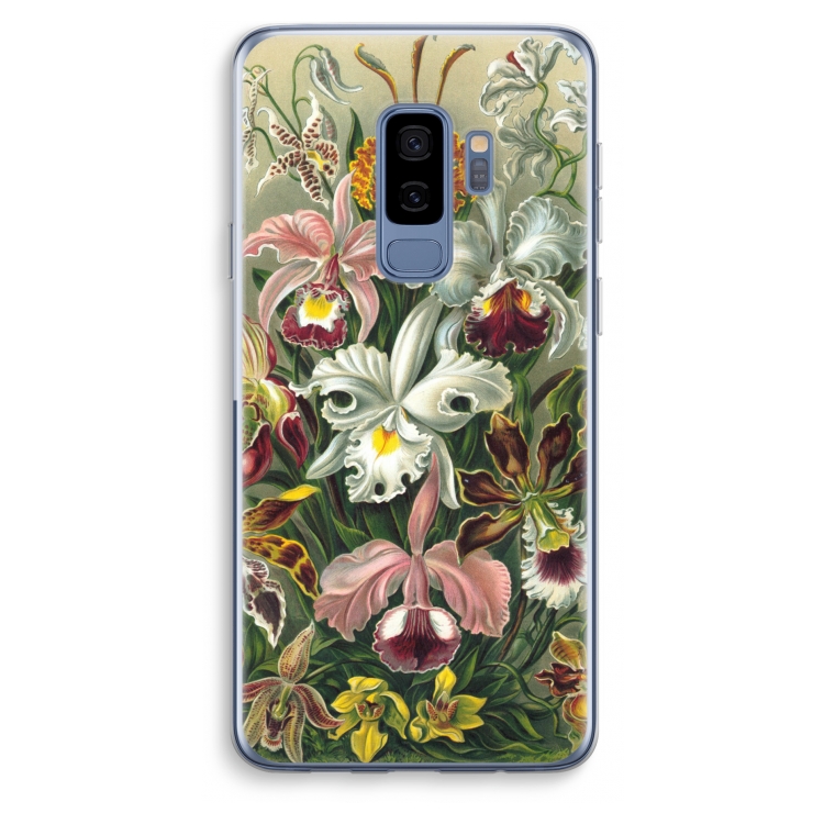 Haeckel Orchidae: Samsung Galaxy S9 Plus Transparant Hoesje