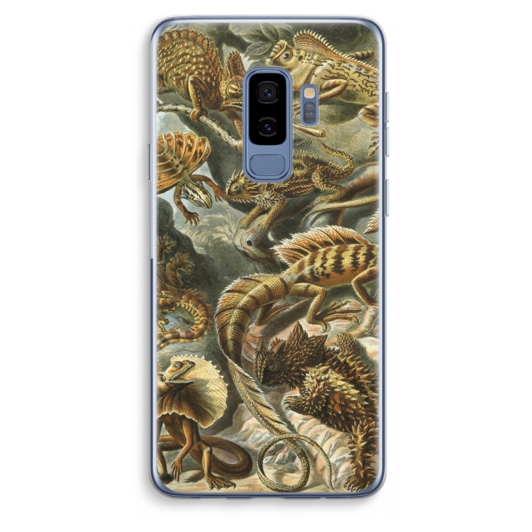 Haeckel Lacertilia: Samsung Galaxy S9 Plus Transparant Hoesje