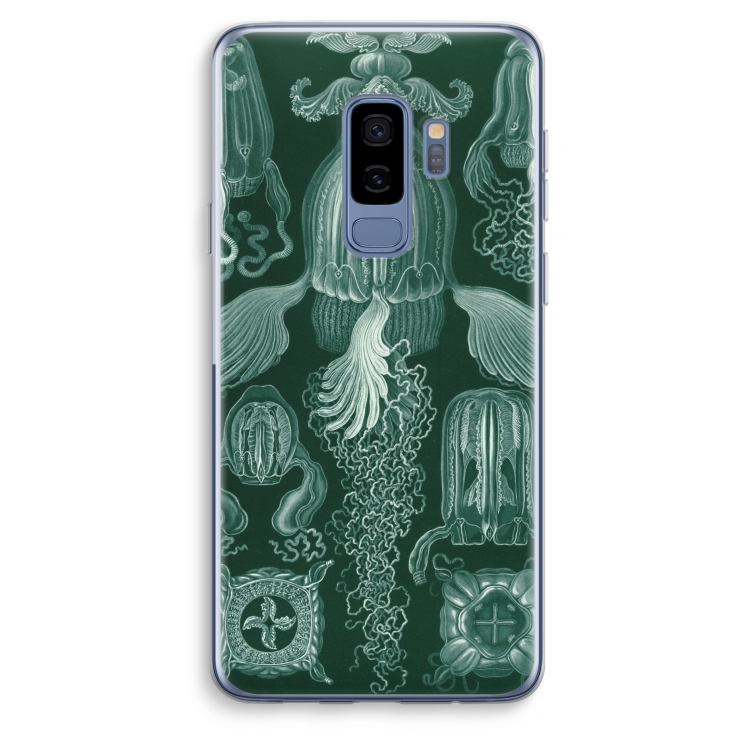 Haeckel Cubomedusae: Samsung Galaxy S9 Plus Transparant Hoesje