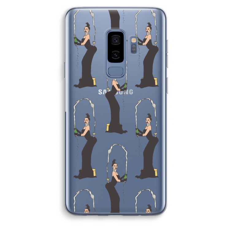 Pop Some Kim: Samsung Galaxy S9 Plus Transparant Hoesje