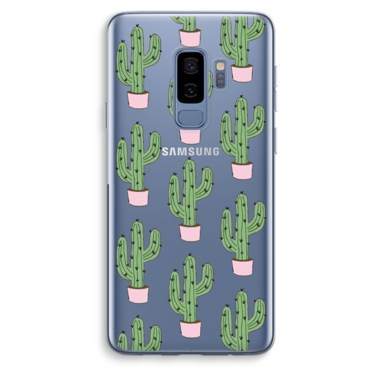 Cactus Lover: Samsung Galaxy S9 Plus Transparant Hoesje