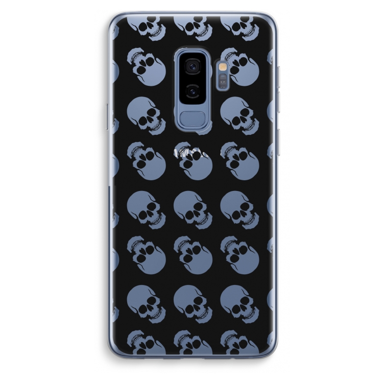 Musketon Skulls: Samsung Galaxy S9 Plus Transparant Hoesje