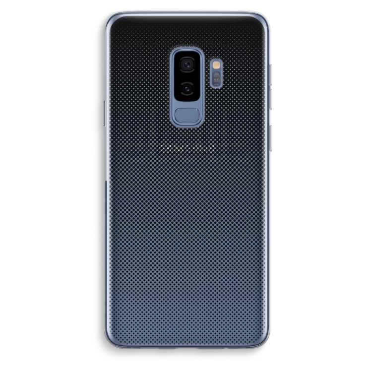 Musketon Halftone: Samsung Galaxy S9 Plus Transparant Hoesje