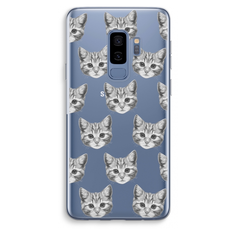 Kitten: Samsung Galaxy S9 Plus Transparant Hoesje