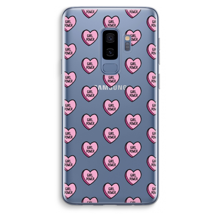 GIRL POWER: Samsung Galaxy S9 Plus Transparant Hoesje