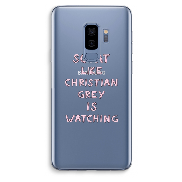 Christian Grey: Samsung Galaxy S9 Plus Transparant Hoesje
