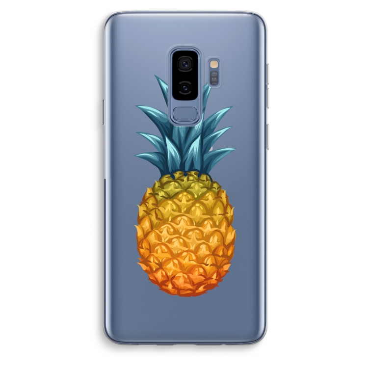 Grote ananas: Samsung Galaxy S9 Plus Transparant Hoesje