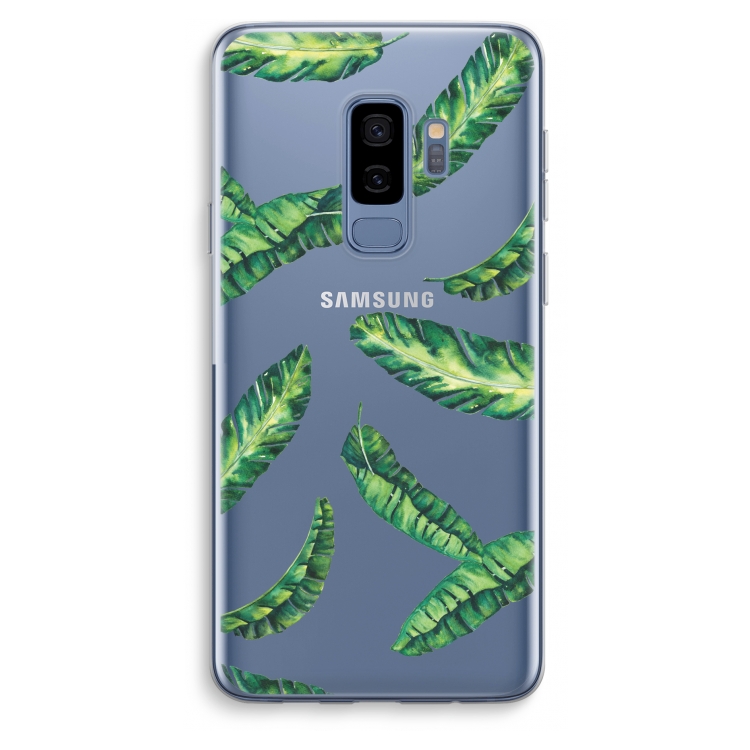 Lange bladeren: Samsung Galaxy S9 Plus Transparant Hoesje