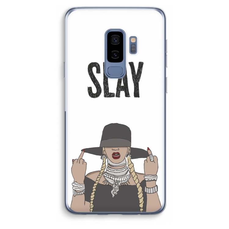 Slay All Day: Samsung Galaxy S9 Plus Transparant Hoesje
