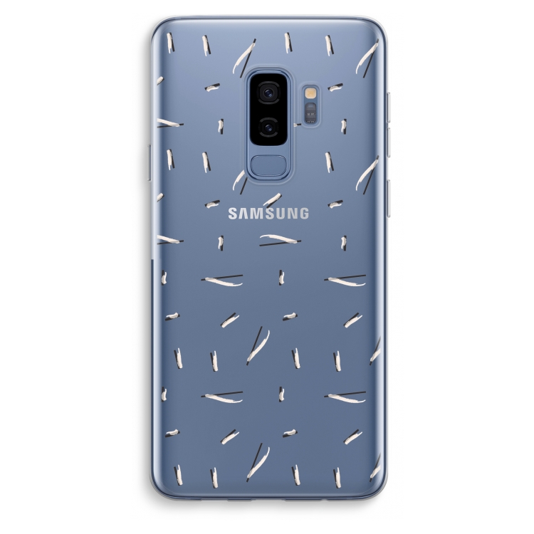 Hipster stripes: Samsung Galaxy S9 Plus Transparant Hoesje
