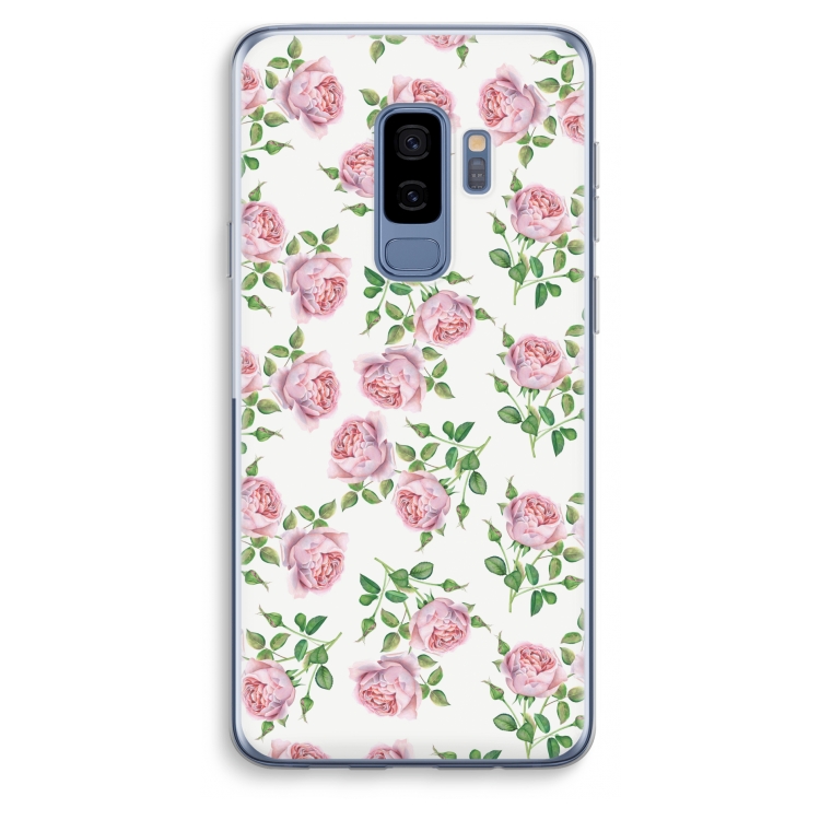 Kleine roosjes: Samsung Galaxy S9 Plus Transparant Hoesje