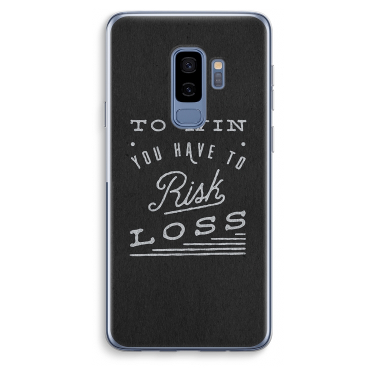 Risk loss: Samsung Galaxy S9 Plus Transparant Hoesje