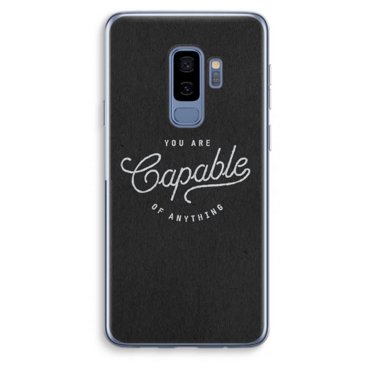 Capable: Samsung Galaxy S9 Plus Transparant Hoesje