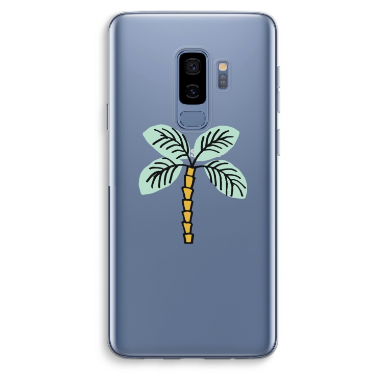 Palmboom: Samsung Galaxy S9 Plus Transparant Hoesje