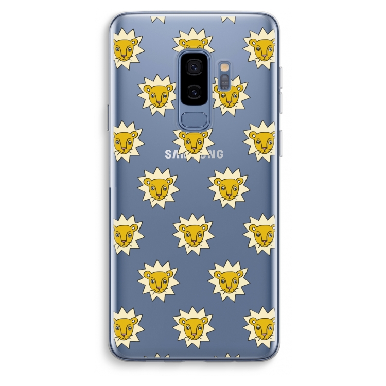Leeuwenkoppen: Samsung Galaxy S9 Plus Transparant Hoesje